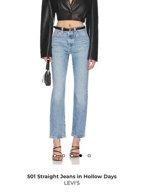 Levi's 501 Straight Jeans — Light Blue Wash